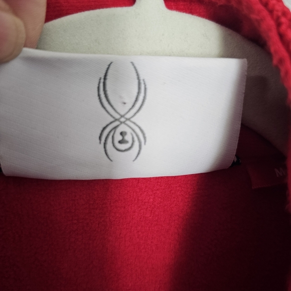 Spyder Core Sweater Womens Size M Jacket Vampire Red Full Zip Cable Knit Lined - Picture 7 of 16